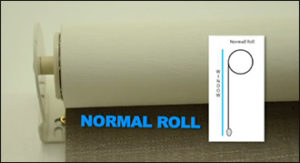 how to measure roller blinds - normal roll