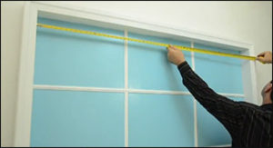 how to measure blinds - recess mount width