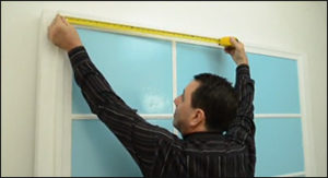 how to measure roller blinds - the width